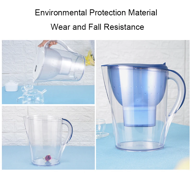 2022 BPA Free Alkaline Water Filter Pitcher Jug Compatible Water Filter with Alkaline