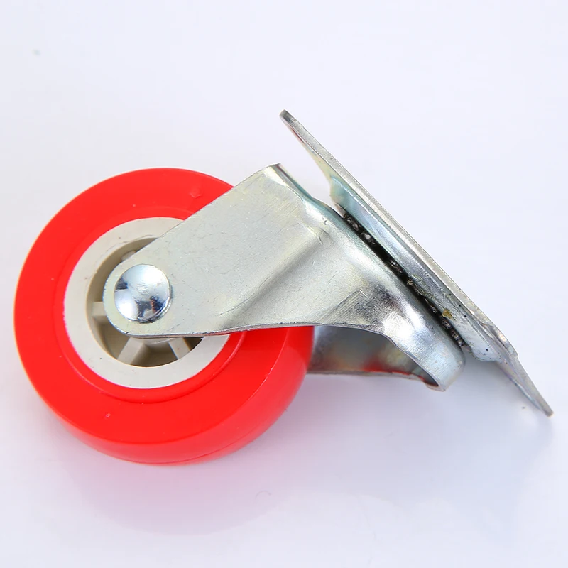 Caster wheel with leveling feet Black/red /blue furniture caster wheel  pvc market trolley caster light duty caster