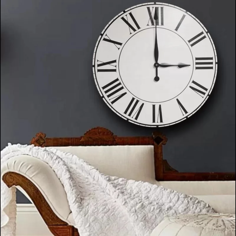 Оптовая продажа, декоративные настенные часы 24 дюйма, 60 см