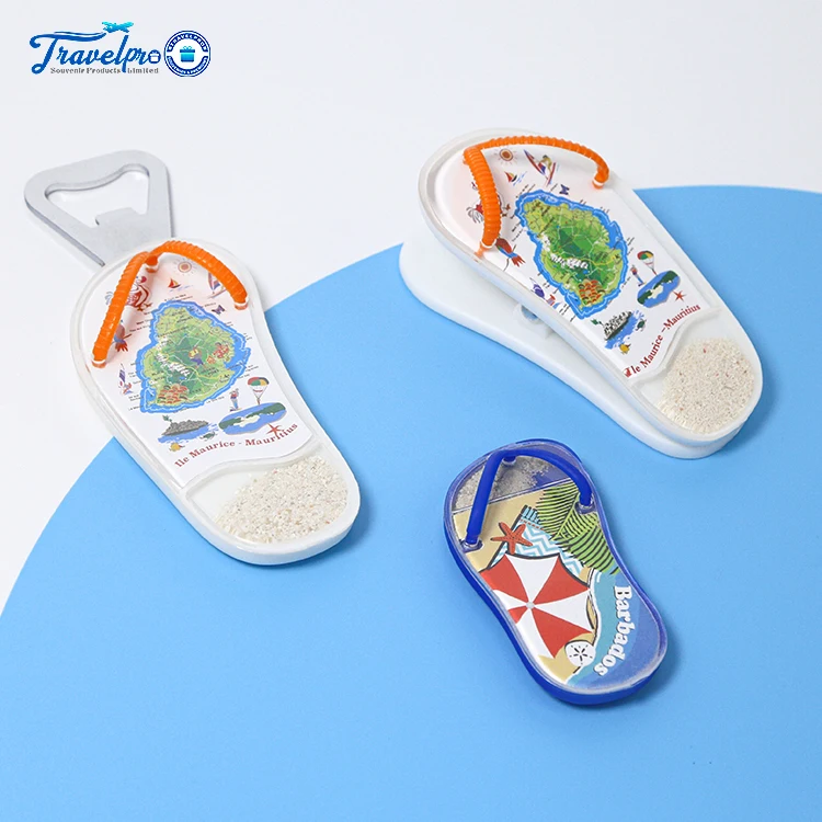 Acrylic Fridge Magnetic Crystal Refrigerator Magnets Wholesale Creative Acrylic Magnets Souvenir Fridge Magnets with Opener