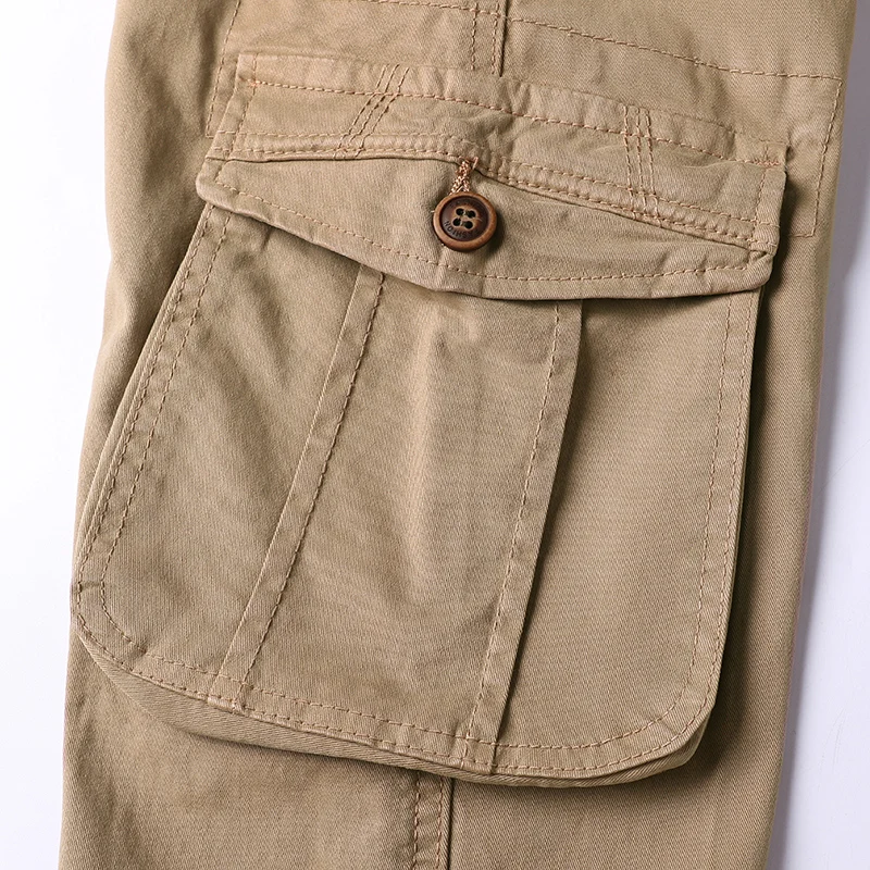 B1641  man fashion elastic waist  casual tactical joggers military pants techwear pantalon outdoor plus size joggers cargo pants