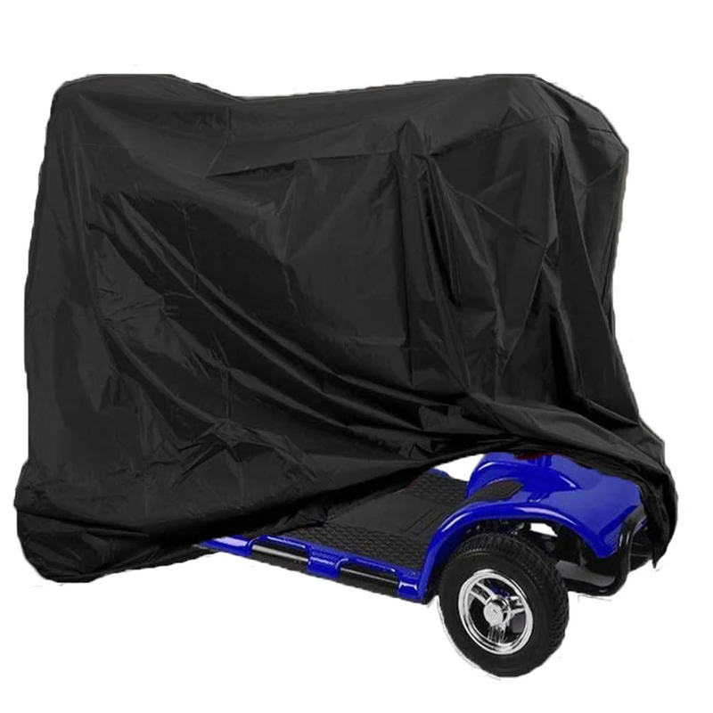 Открытый водонепроницаемый четырёхколёсный вагончик с инвалидная коляска крышка с защитой от пыли скутер покрытие автомобиля солнцезащитный крем скутер Защитная крышка