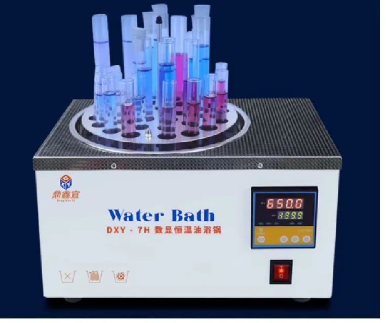 Digital display electric heating constant temperature laboratory split type oil bath pot and high-temperature heating water bath