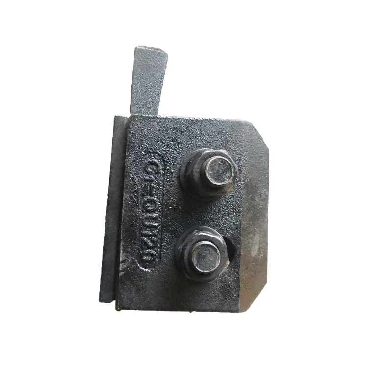 iso certificated railway clamp supplier, rail fastener clip/rail clamp/clamp plate