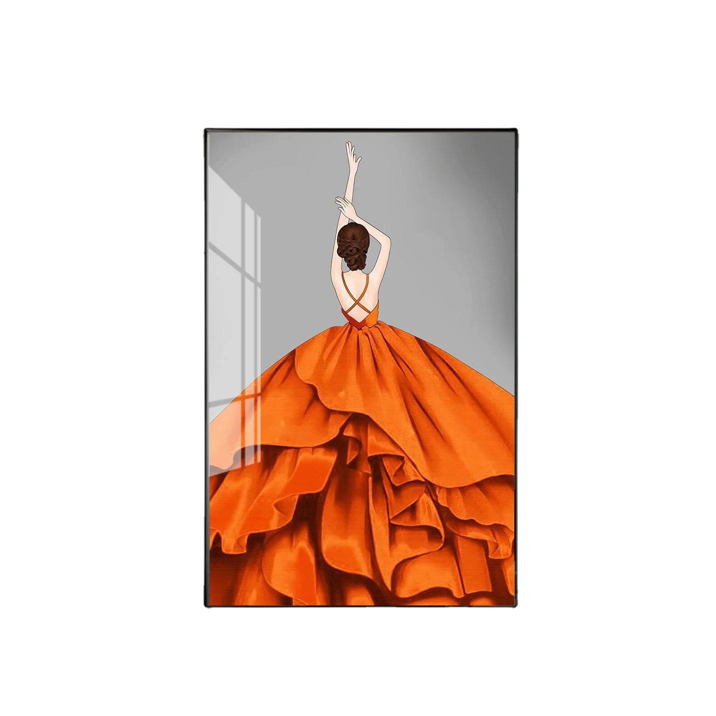 Настенное украшение для дома, художественная живопись, современные портреты и фигуры красивой девушки, живопись по индивидуальному размеру, художественная живопись