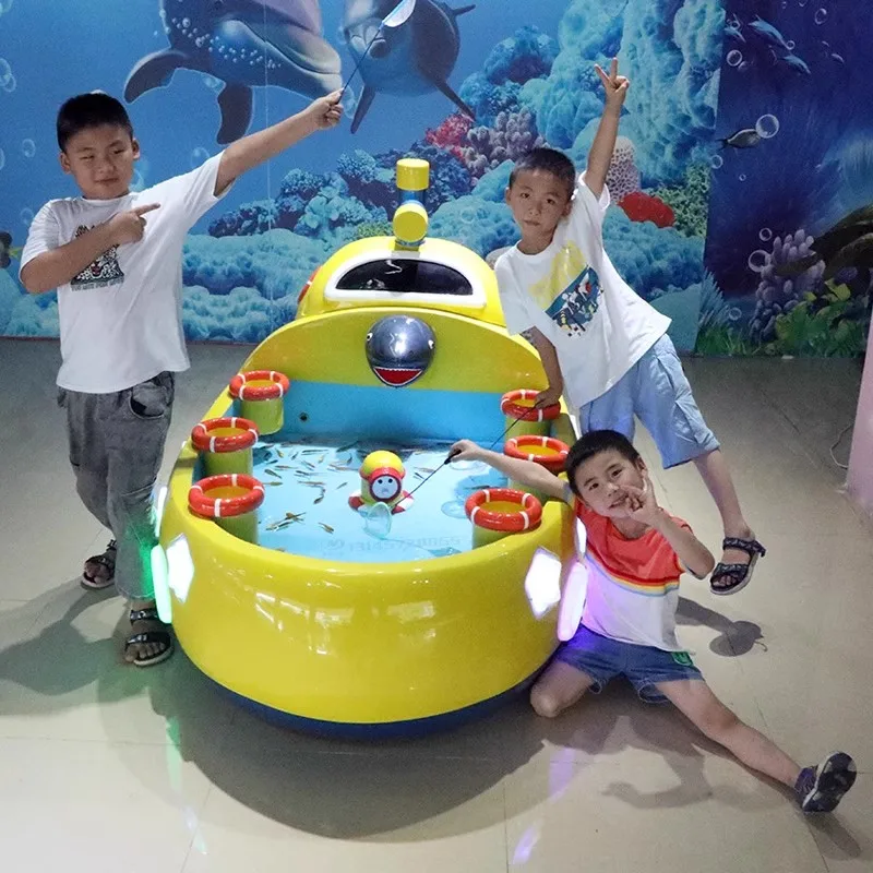 Fishpond shopping mall fishpond feeding net fishpond children fiberglass fishing tank manufacturer