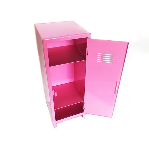 casillero de juguete Single Lockable Creative Metal Toy Small Mini Locker for Kids