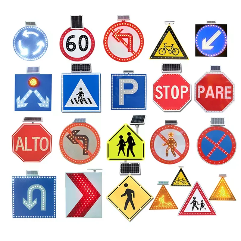 Factory Price Aluminum Reflective Custom Warning Road Board Safety signage Traffic roadparking speed limit sign