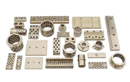 SHFZ/OFG31-d5-30  inner diameter F 7 outer diameter m6 Shouldered oil-free bushing tin bronze 663 special copper alloy