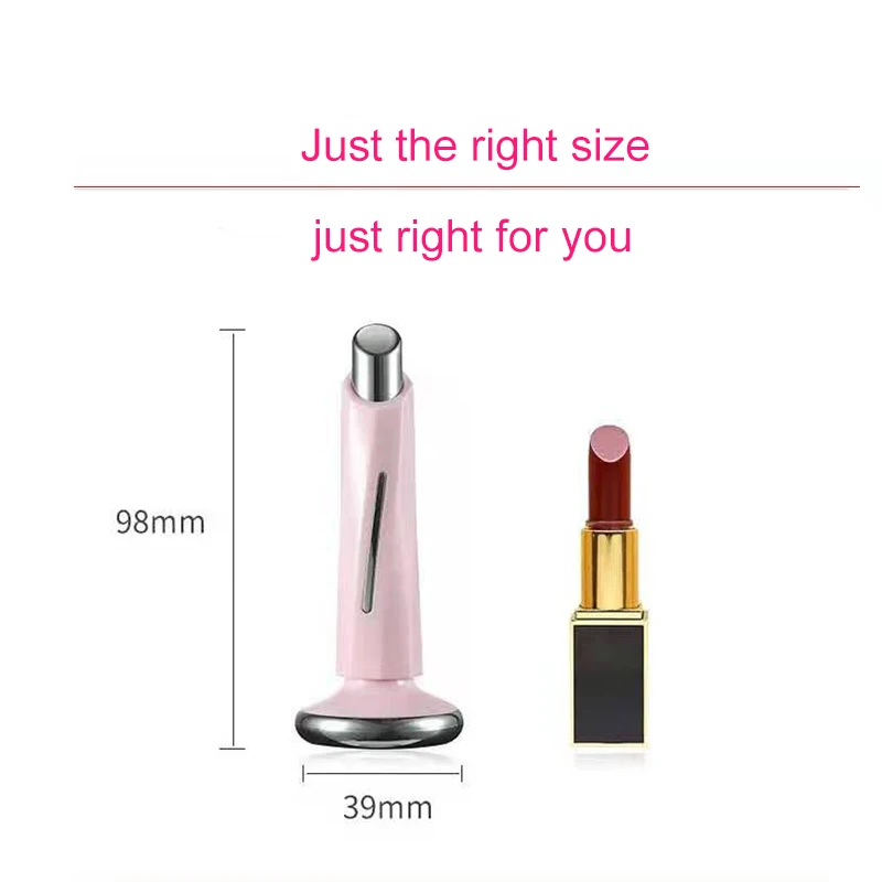 Facial Massage Stick Anti-wrinkle Electric Facial Eyes Massaer Stick Magnetic Sonic Vibration for Dark Circles 2in1 Ce 1 YEAR