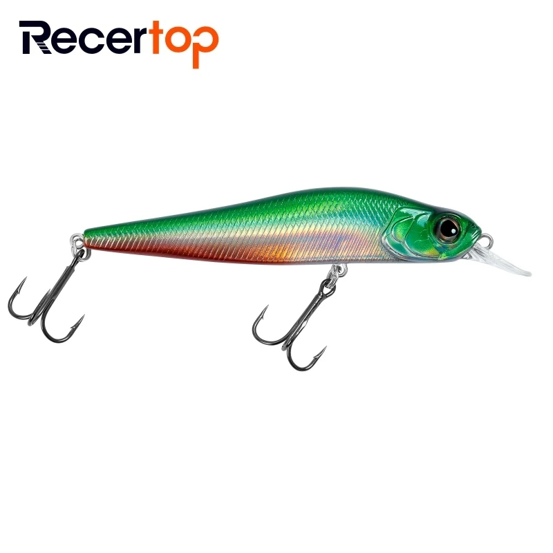 Floating lure natural colors and unpainted minnow 100mm 12g jerkbait ABS minnow lure