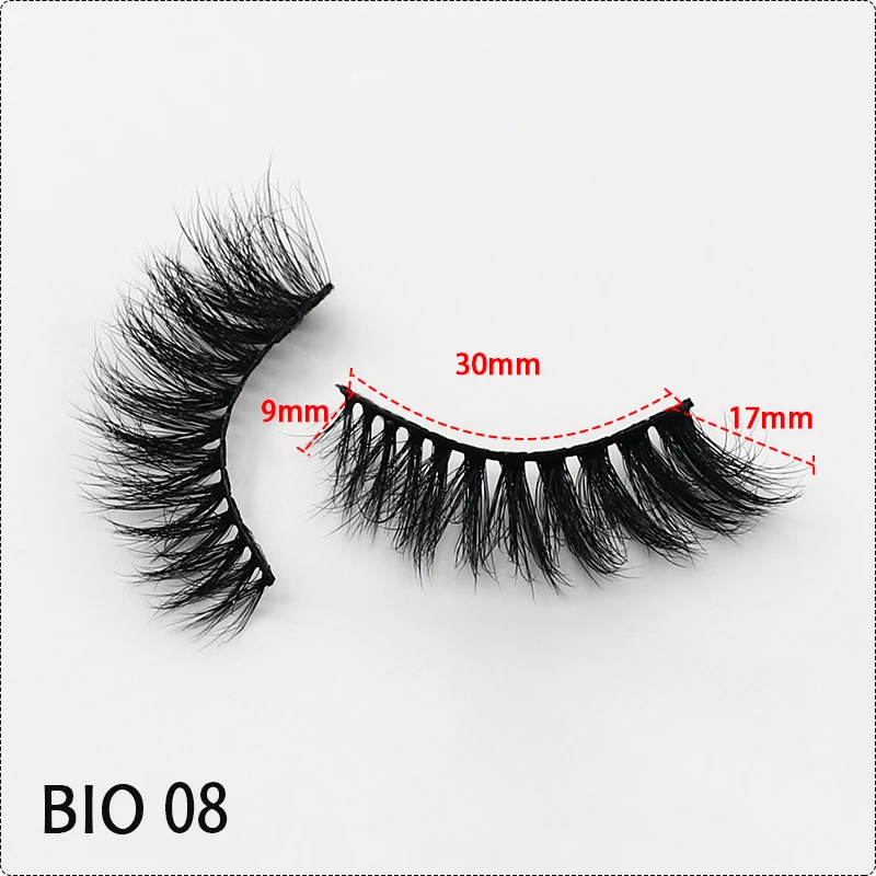 Bulk 22Mm 100% Tray 25Mm Real D15 Raw Top Lot Red Fur Handmade Set Eye 4D Lashesses 6D 2D Eyelashes Fluffy Mink Lashes
