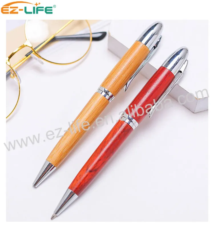 
Hot sale office writing bamboo pen luxury LOGO custom ECO bamboo pen 