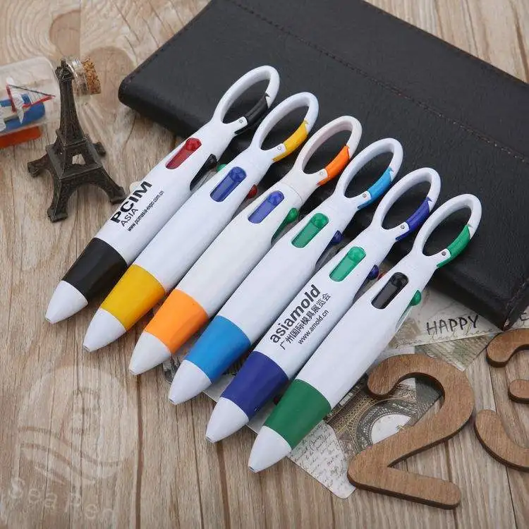 Factory Price Promotional School Gift Multicolor Ball Point Pen With Printed Logo