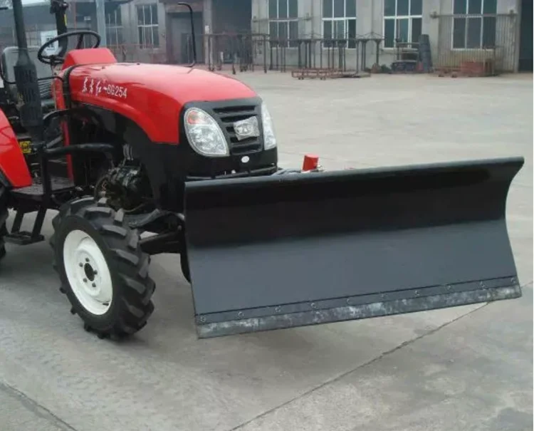 Mini farm tractor front end loader mounted removable snow plow snow blade for sale in Canada America