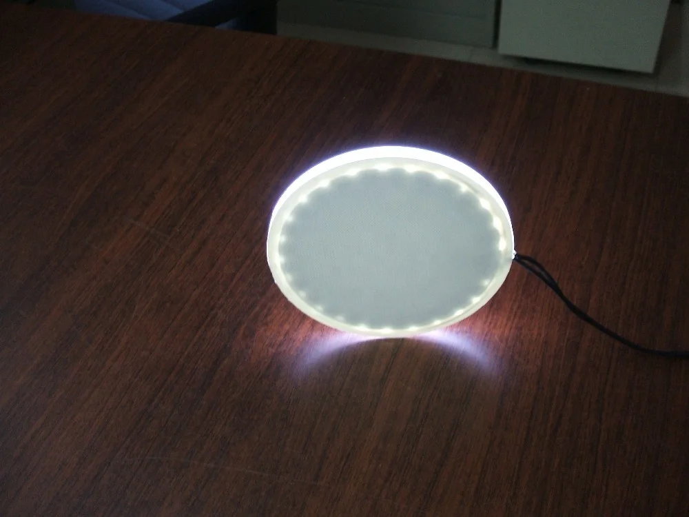 Edgelight Pattern Curved Led Signs Acrylic Base Light Guide Plate Super Bright Ultra Thin Led Panel Light CE UL Approved