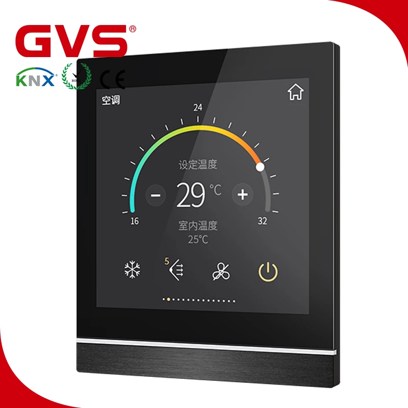 Завод в Гуанчжоу KNX/bei GVS K-bus домашняя Автоматизация KNX Сенсорная панель 3 5 '4' '10' осветительный затвор HVAC товары для умного