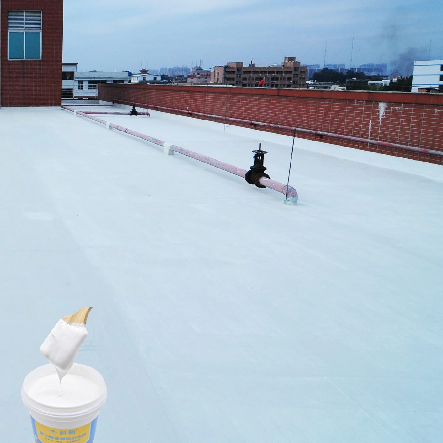 Hot Sale Good Elongation Waterproofing Polyurethane Coating For Roof Stop Water Material