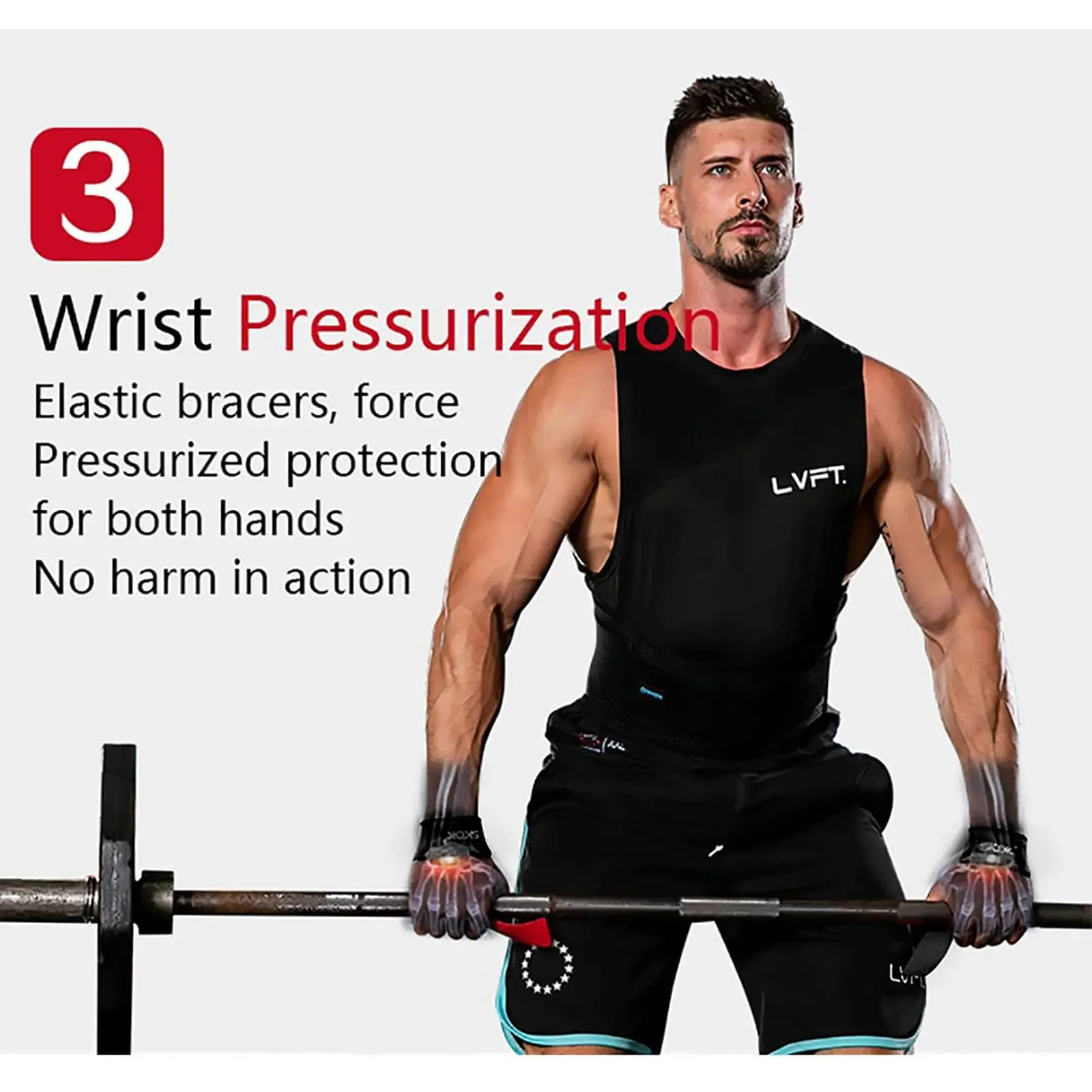 Exercise enhancement strap grip strap Fitness tension strap Pull up dumbbell silicone anti-slip wear hard pull strap
