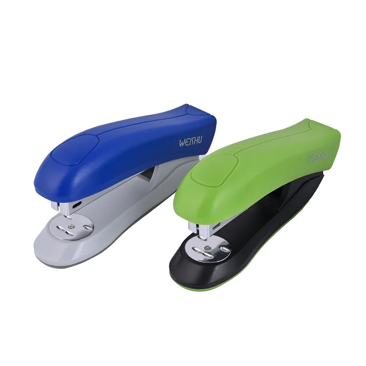 Низкая стоимость оптовая продажа школьные принадлежности небольшой мини качественная бумага степлер