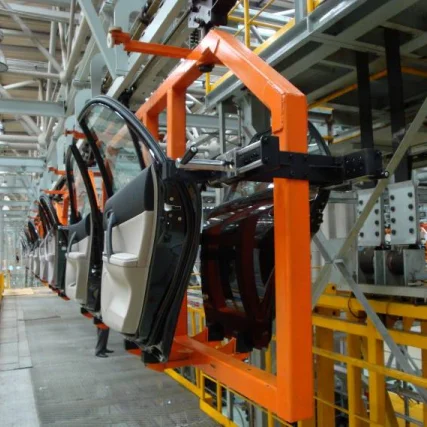 suspension conveyor for automobile,casting,engine,air conditioning,textile,food processing and others