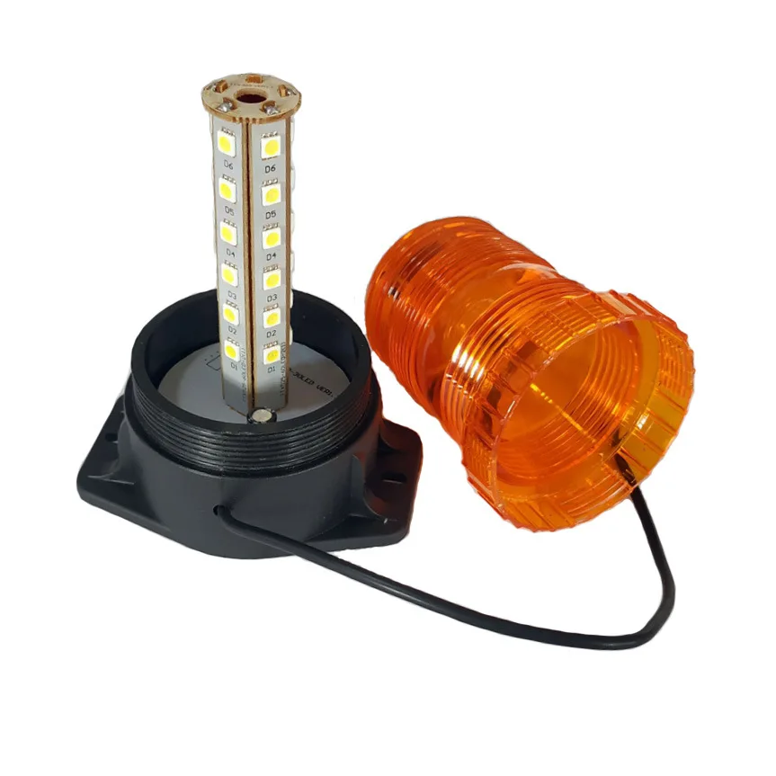 9-90V LED Roof Strobe Light Amber Truck Emergency Flashing Beacon Traffic Warning Products for Emergency Roof Lighting