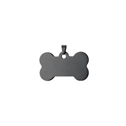 Custom Logo Tag Pet Name Blank Metal Engraving Stainless Steel Dog Tag