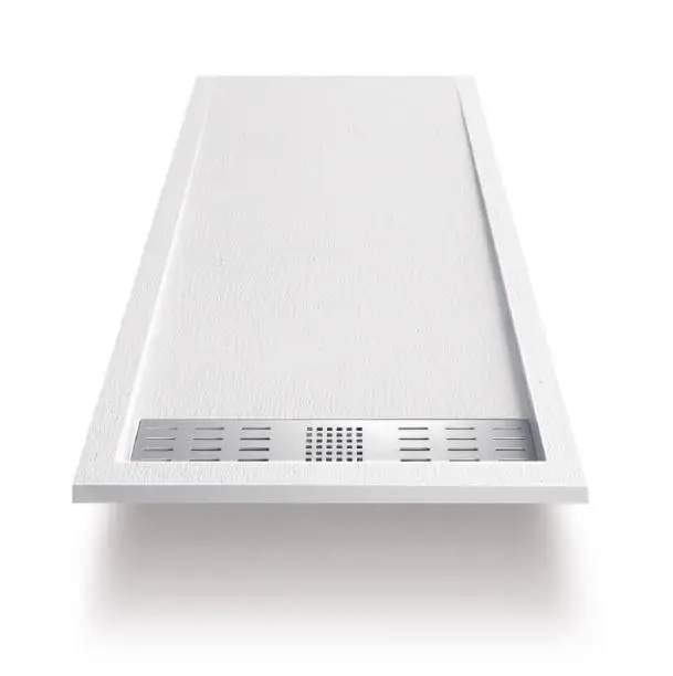 Bathroom Hot Sale Normal Design China Factory Price Square Shape Polymarble Resin Shower Tray Pans