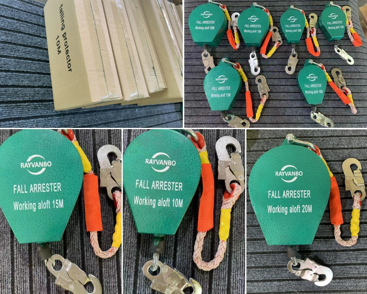 Self Retracting Lifeline with Steel Snap Hook Retractable Fall Arrester