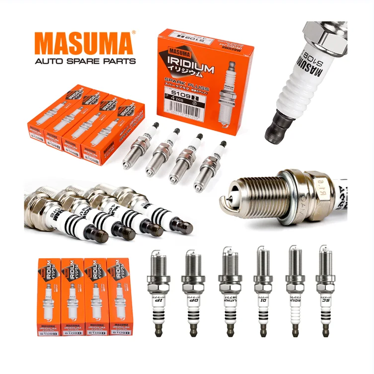 S100I MASUMA Spark Plug Auto Engine Systems Spark Plug Part Double Iridium Spark Plug For Toyota TO Engine 1NZFE 1SZFE 3RZFE