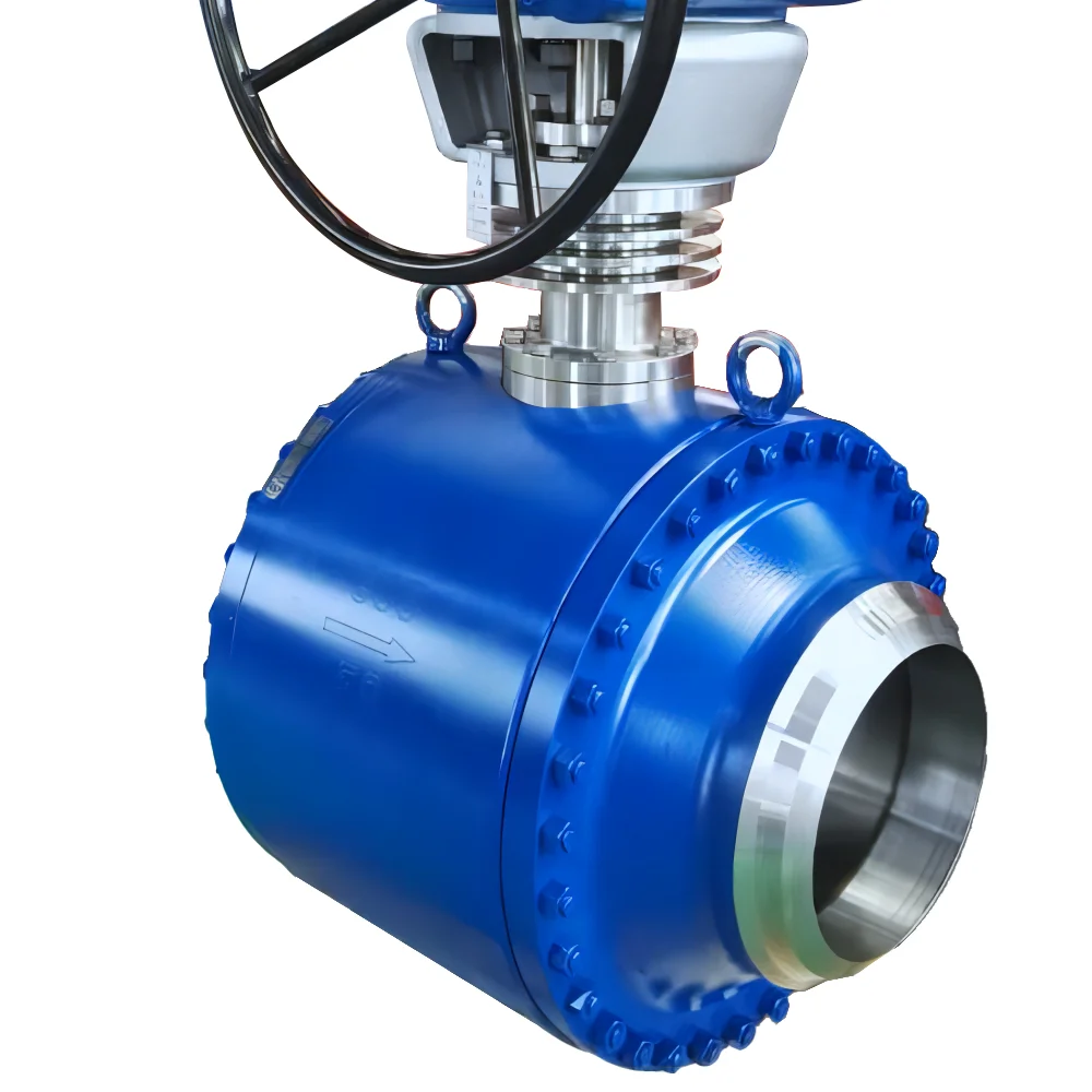 Type-C металлический сенсорный износостойкий шаровой клапан API6D/API608/ASTM16.10/ASME16.4 для высокотемпературного полевого металлического жесткого уплотнения