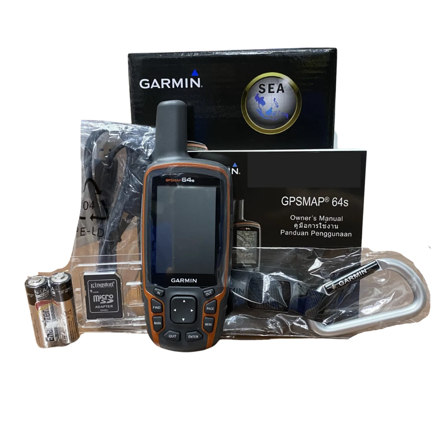 Оптовая продажа профессиональный легкий алюминиевый приемник Garmin GPSMAP 64s по всему миру с высокочувствительным GPS и