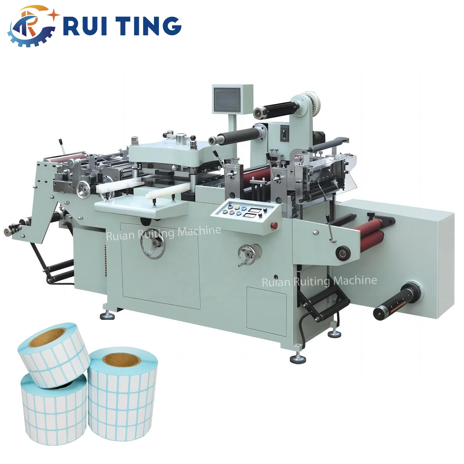 RTMQ-320B semi-automatic die cutting machine vinyl sticker die cutting machine label paper flat bed die cutter machine for sale