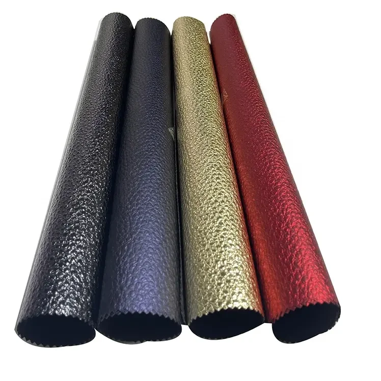 Custom Gold/Silver Metallic Laminated Nonwoven Fabric Raw Materials For Shopping Bags