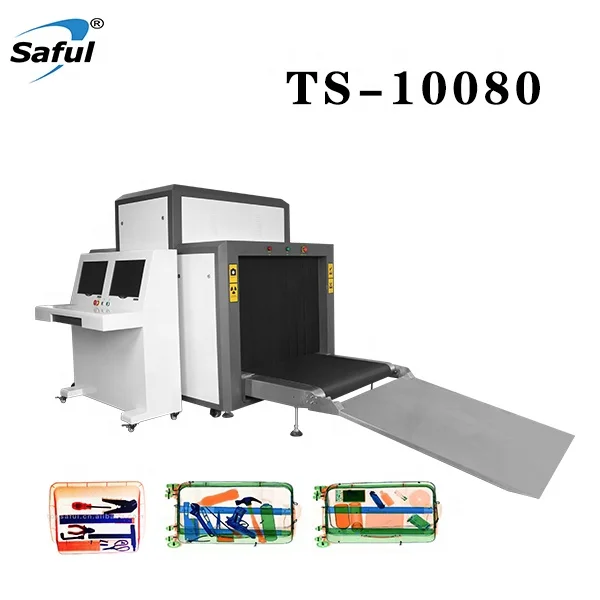 Dual Screens Baggage Scan Machine High Penetrate Airport X-ray Scanner Machine
