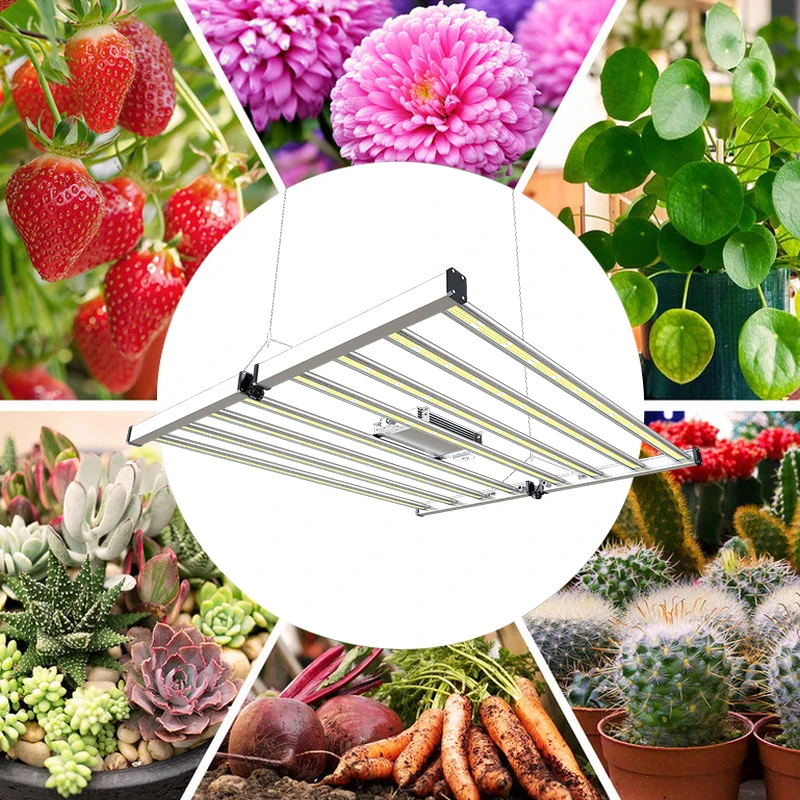 DLC Approved 640w 2.9umol/j Full Spectrum Foldable Led Grow Light Indoor Garden Growing Horticulture