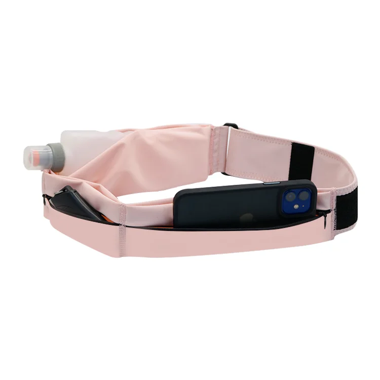 Manufacturer Best fitness fanny pack Elastic Sport Waist Flip Running Belt