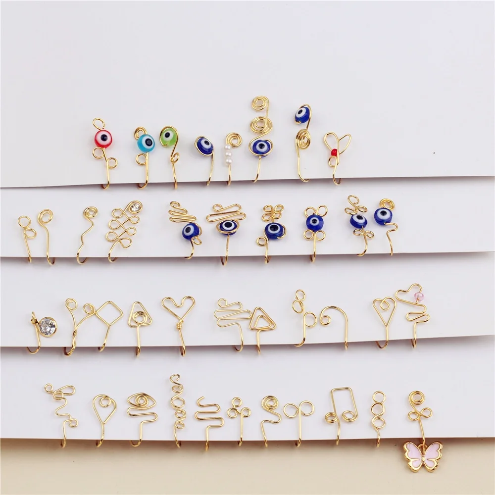 Wholesale Piercing Nose Cuff Non Piercing Faux Nose Ring Gold African Nose Ring for Women Men