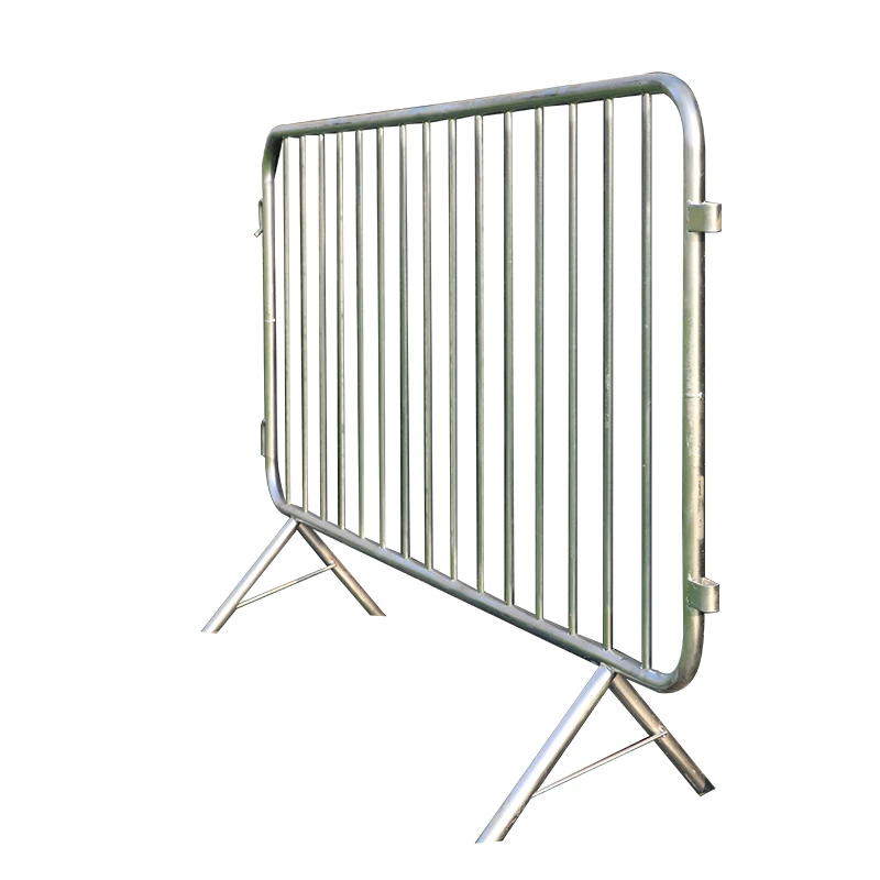 42 inch x 90 inch super heavy duty Crowd Control Barricade Fixed Leg Foot Barrier round frame  100% recyclable