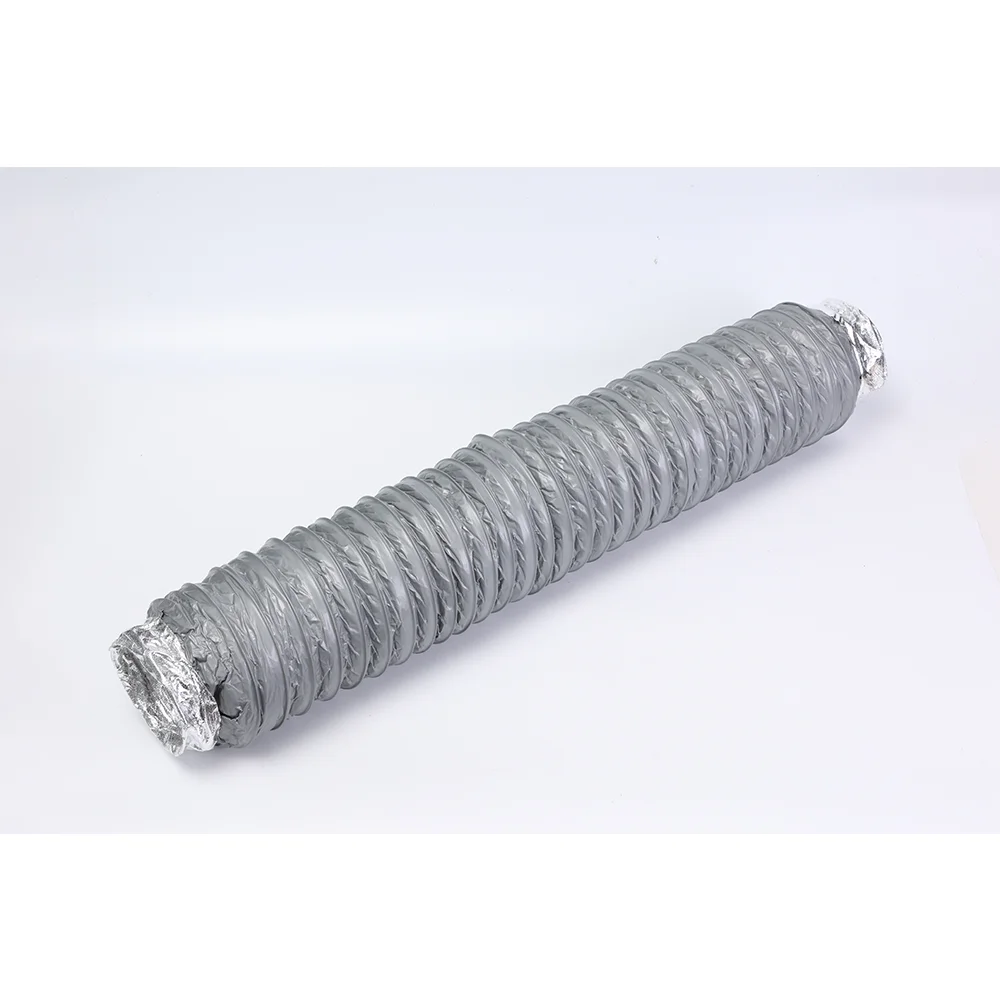 High Degree Flexibility Aluminum PVC Composite HVAC Systems Flexible Duct Exhaust Silencer Pipes