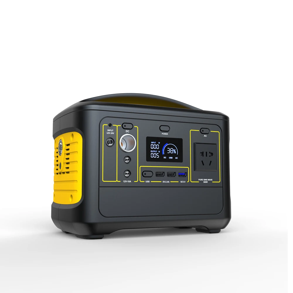 Портативное зарядное устройство 500 Вт 1000 литий-железо-фосфатная батарея портативная силовая станция 48 В