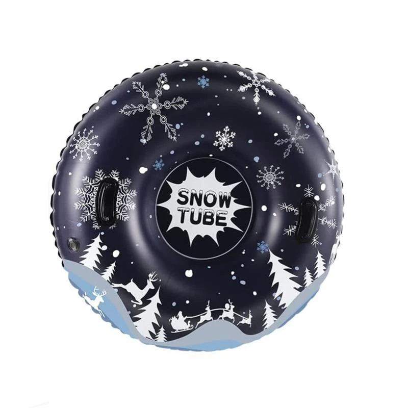 Heavy Duty Pvc Inflatable Snow Tube Durable Sled Snow Toys For Winter Outdoor Sledding Sports Fun Winter Fun Snow Tube
