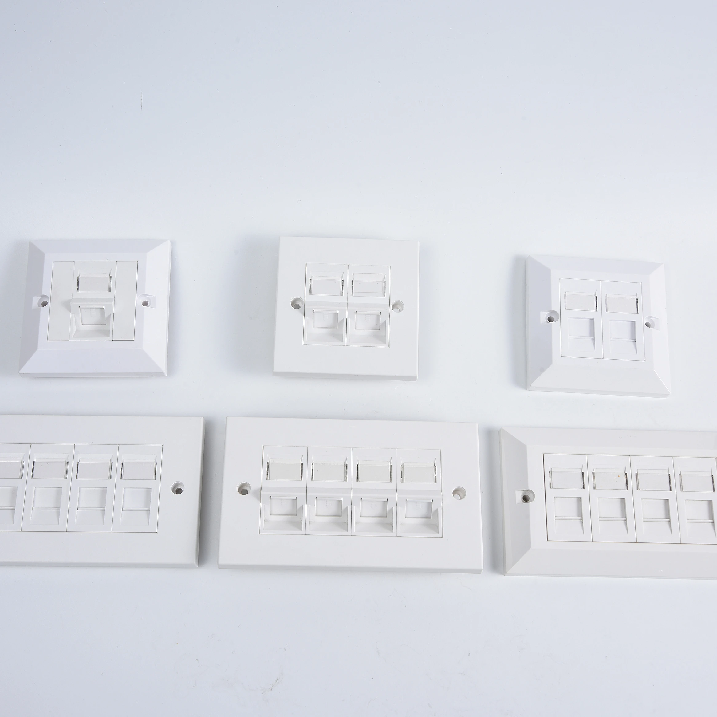 Cat 5e RJ45 Network 86 type faceplate Ethernet Wall Plate
