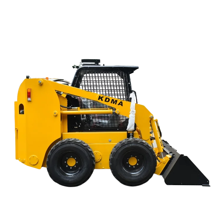 KDMA Skid Steer Loader With Backhoe Flail Mower Versatile for Landscaping Heavy Lifting Multi-Purpose Use