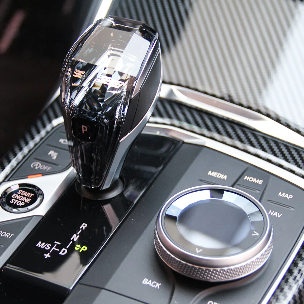 Car Interior Accessories Crystal Gear Shift Knob For Bmw 5 Series F10 F15 F30 G30 G20 G05 I12 2013-2020 modify kit