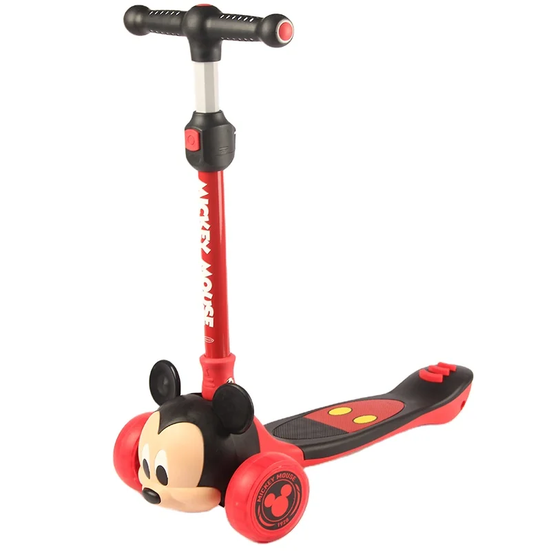 
Mesuca Disney 3D Mickey Pattern Three Wheels Scooter Children Scooter with Flashing Wheel For kid 