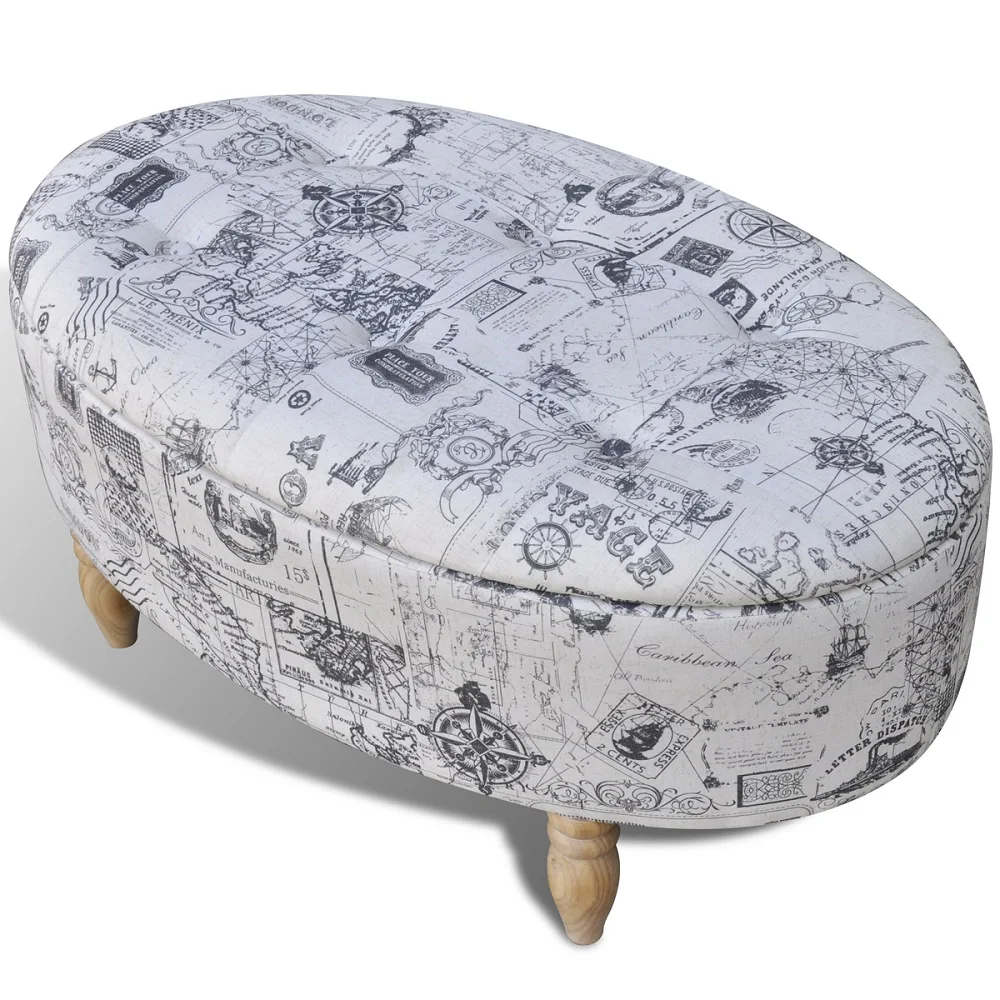 Square Shaped Footrest High Quality Modern Adjustable Buttons Living Room Hotel Bedroom Includes Storage Feature-new Listing