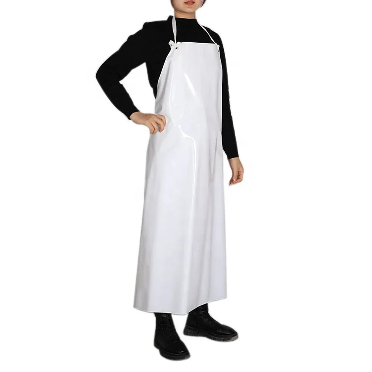 0.2Mm 0.3Mm Customized PVC Vinyl Aprons, Durable Industrial Waterproof Butcher Plastic Apron Manufacturer