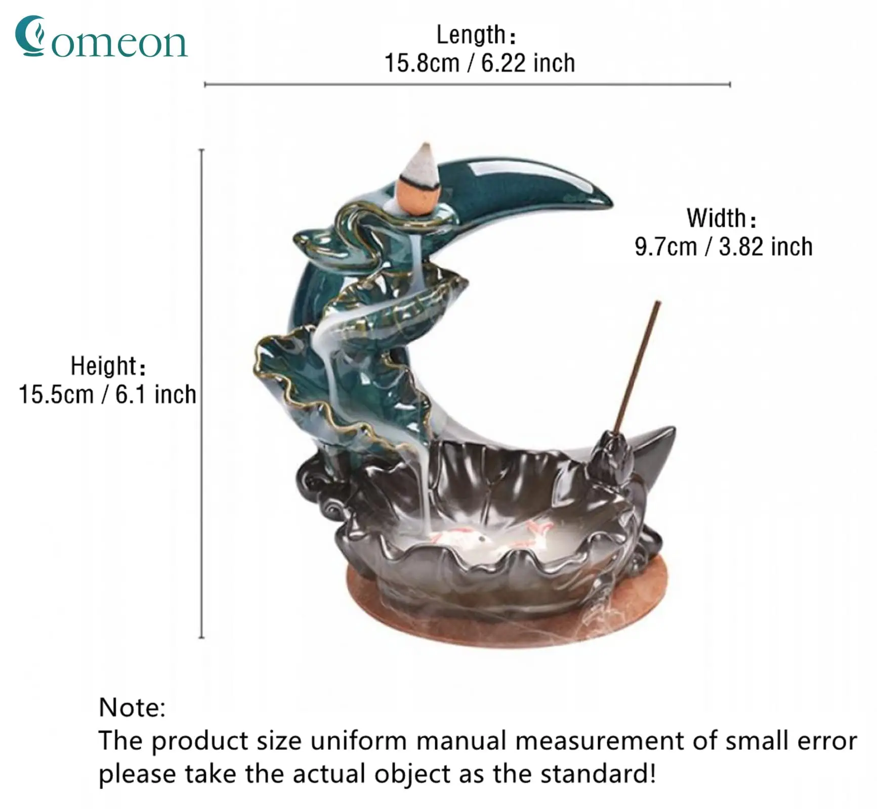Agarbatti Stand Gas Refill Pen Incense Burner Wooden Pyramid Incense Holder