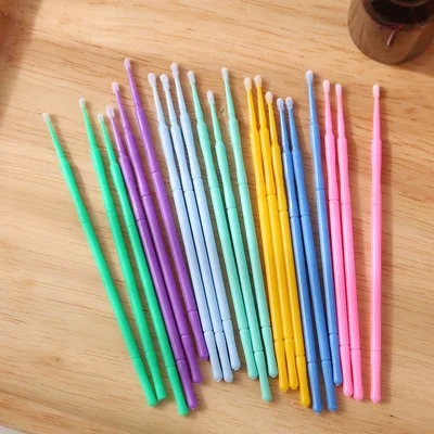 Disposable Micro Brush for Eyelash Extension 100pcs Bag Beauty Micro Brushes Applicator Mascara Wands